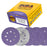 Premium 320 Grit 5" Purple Film Ceramic Sanding Discs, 8-Hole Pattern, Box of 50 - Dustless Hook & Loop Backing Sandpaper for DA & Random Orbital Sanders - Sand Auto Paint, Wood, Woodworking