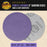 Premium 100 Grit 6" Purple Film Ceramic Sanding Discs, Box of 50 - Hook & Loop Backing Sandpaper for DA & Random Orbital Sanders - Fast Sharp-Cut Abrasive, Sand Auto Paint, Wood, Woodworking