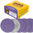 Premium 120 Grit 6" Purple Film Ceramic Sanding Discs, Box of 50 - Hook & Loop Backing Sandpaper for DA & Random Orbital Sanders - Fast Sharp-Cut Abrasive, Sand Auto Paint, Wood, Woodworking