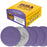 Premium 220 Grit 6" Purple Film Ceramic Sanding Discs, Box of 50 - Hook & Loop Backing Sandpaper for DA & Random Orbital Sanders - Fast Sharp-Cut Abrasive, Sand Auto Paint, Wood, Woodworking