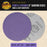 Premium 320 Grit 6" Purple Film Ceramic Sanding Discs, Box of 50 - Hook & Loop Backing Sandpaper for DA & Random Orbital Sanders - Fast Sharp-Cut Abrasive, Sand Auto Paint, Wood, Woodworking