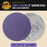 Premium 40 Grit 6" Purple Film Ceramic Sanding Discs, Box of 25 - Hook & Loop Backing Sandpaper for DA & Random Orbital Sanders - Fast Sharp-Cut Abrasive, Sand Auto Paint, Wood, Woodworking