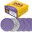 Premium 400 Grit 6" Purple Film Ceramic Sanding Discs, Box of 50 - Hook & Loop Backing Sandpaper for DA & Random Orbital Sanders - Fast Sharp-Cut Abrasive, Sand Auto Paint, Wood, Woodworking