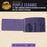 Premium 80 Grit PSA Purple Film Ceramic Longboard Sandpaper, 2-3/4" Wide Continuous 20 Yard Roll - Self Adhesive Stickyback for Auto & Wood Air File Long Board Sanders, Hand Sanding Blocks