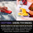 Premium 80 Grit PSA Purple Film Ceramic Longboard Sandpaper, 2-3/4" Wide Continuous 20 Yard Roll - Self Adhesive Stickyback for Auto & Wood Air File Long Board Sanders, Hand Sanding Blocks