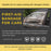 Crash Wrap Film, 36-inch x 200-foot Roll, Clear Plastic Protector, Self-Adhesive Plastic for Auto Collision, Weather, Dust Protection, Broken Windows Windshields