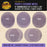 Premium 9" Purple Ceramic Mesh Sanding Discs, 10 Disc Variety Pack, Grits 80, 120, 180, 240, 320 - Dustless Hook & Loop Backing Sandpaper for Drywall Power Sander - Long-Lasting Fast Cut