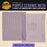 Premium 320 Grit 1/4 Sheet Size Purple Ceramic Mesh Sandpaper, Box of 16 - 4.5" x 5.5" Dustless Hook & Loop Backing, Palm Sanders, Sanding Blocks - Long-Lasting Fast Cut - Woodworking, Auto