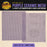 Premium 400 Grit 1/4 Sheet Size Purple Ceramic Mesh Sandpaper, Box of 16 - 4.5" x 5.5" Dustless Hook & Loop Backing, Palm Sanders, Sanding Blocks - Long-Lasting Fast Cut - Woodworking, Auto