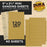 Premium 5" x 2.75" Gold Sandpaper Sheets, 120 Grit (Box of 40) - Hook & Loop Backing, Wood Furniture Woodworking, Auto Paint - For Palm Sanders, Clip-On, Hand Sanding Blocks