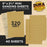 Premium 5" x 2.75" Gold Sandpaper Sheets, 320 Grit (Box of 40) - Hook & Loop Backing, Wood Furniture Woodworking, Auto Paint - For Palm Sanders, Clip-On, Hand Sanding Blocks