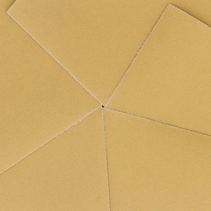 320 Grit - 1/4 Sheet Hook & Loop Sandpaper 5.5" x 4.5" - For Automotive & Wookworking Palm Sanders - Box of 25