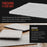Dura-Gold Premium 6" x 9" White Light Duty Scuff Pads, Box of 10 - Scuffing Cleaning Cleansing Surfaces, Preparation, Automotive Woodworking Household