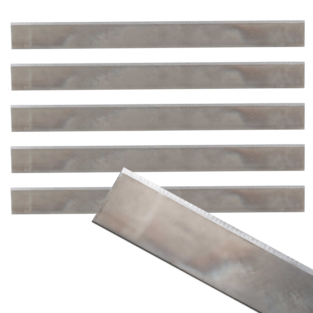 Replacement 8-inch Floor Razor Scraper Blades, Pack of 5 - Sharp, Durable, Hardened Steel Razors, Removal of Floor Covering, Tile, Vinyl