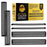 Dura-Gold 10-Inch Half Round Standard Cut Replacement Blade, Pack of 6 - Steel Shaver Cheesegrater Rasp for Auto Body Filler, Dent Repairs