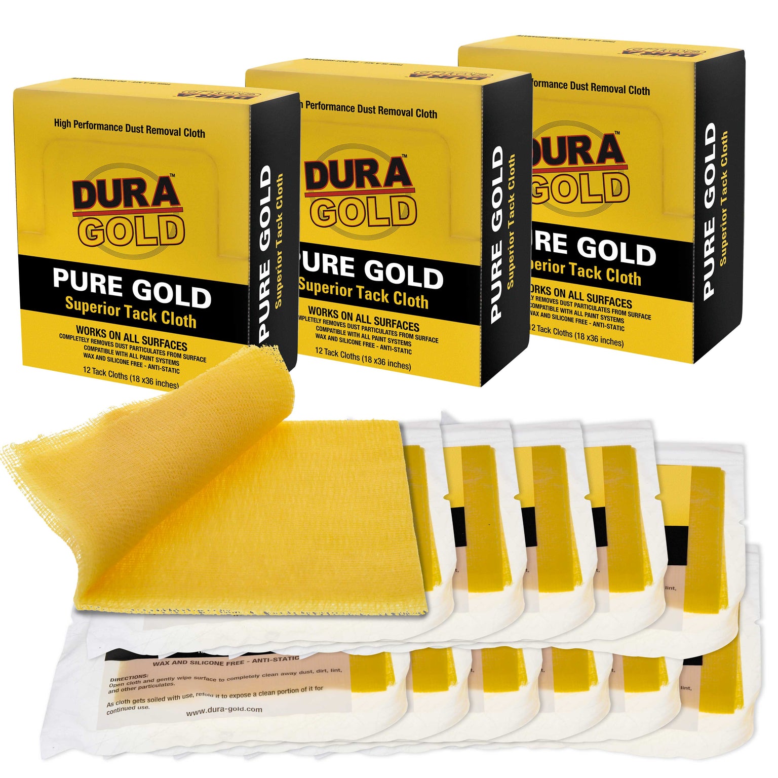 Dura-Gold - Superior Quality Pure Gold Cloths - Rags (Box Of 6 - Foto 6