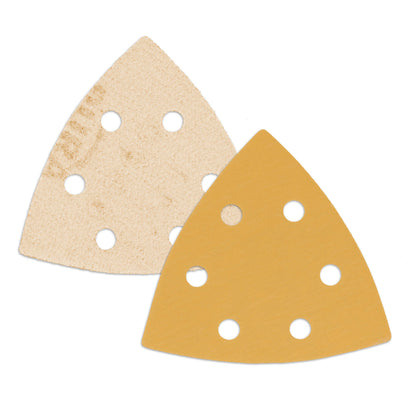 Triangle Mouse Sanding Sheets - 1000 Grit (Box of 20) - 6 Hole Pattern Hook & Loop Triangular Shaped Discs - Aluminum Oxide Sandpaper