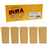 Dura-Gold Sandpaper 1/3 Sheet Variety Pack - 80, 120, 150, 220 & 320 Grit (4 Sheets Each, 20 Total) - Gold, 3-2/3" x 9", Hook & Loop