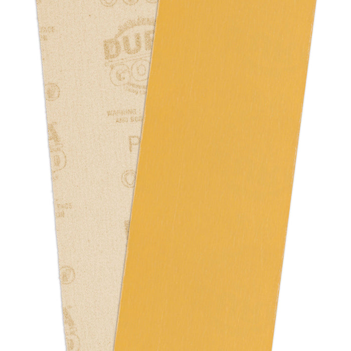 Dura-Gold Premium 1000 Grit Gold Longboard Continuous Sandpaper Roll, 2-3/4" Wide, 12 Yards Long, Hook & Loop Backing - Auto Detailing, Color Sanding