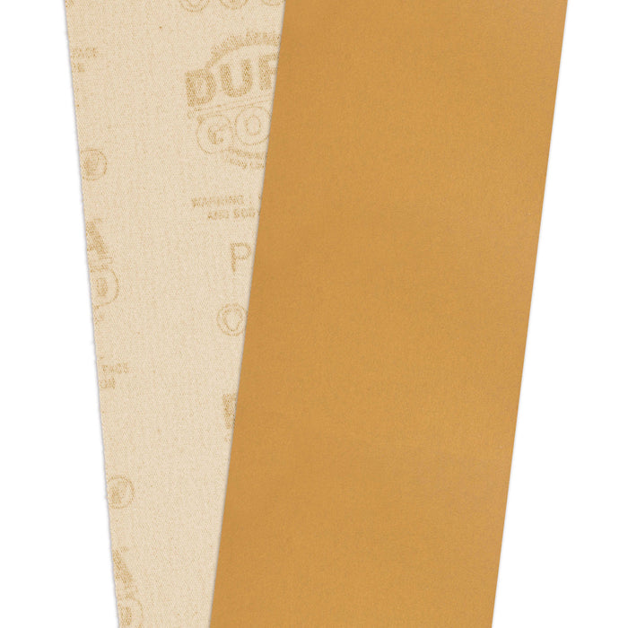 Dura-Gold Premium 400 Grit Gold Longboard Continuous Sandpaper Roll, 2-3/4" Wide, 12 Yards Long, Hook & Loop Backing - Automotive, Woodworking Sanding