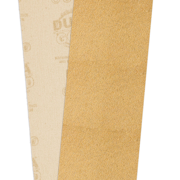 Dura-Gold Premium 60 Grit Gold Longboard Continuous Sandpaper Roll, 2-3/4" Wide, 12 Yards Long, Hook & Loop Backing - Automotive, Woodworking Sanding
