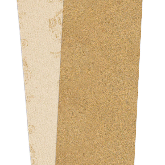 Dura-Gold Premium 80 Grit Gold Longboard Continuous Sandpaper Roll, 2-3/4" Wide, 12 Yards Long, Hook & Loop Backing - Automotive, Woodworking Sanding