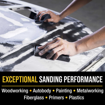 280 Grit - Wet or Dry Sandpaper Finishing Sheets 5-1/2" x 9" Sheets - Box of 25