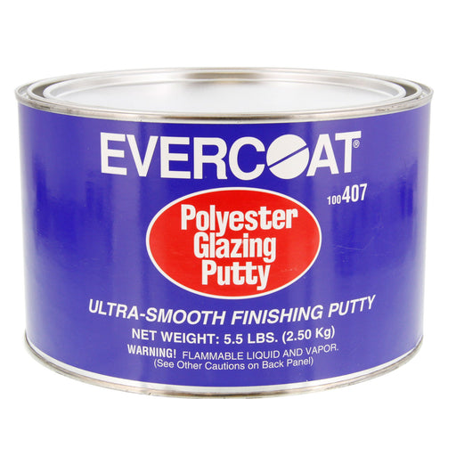 Polyester Ultra-Smooth Glazing Putty, 1/2 Gallon