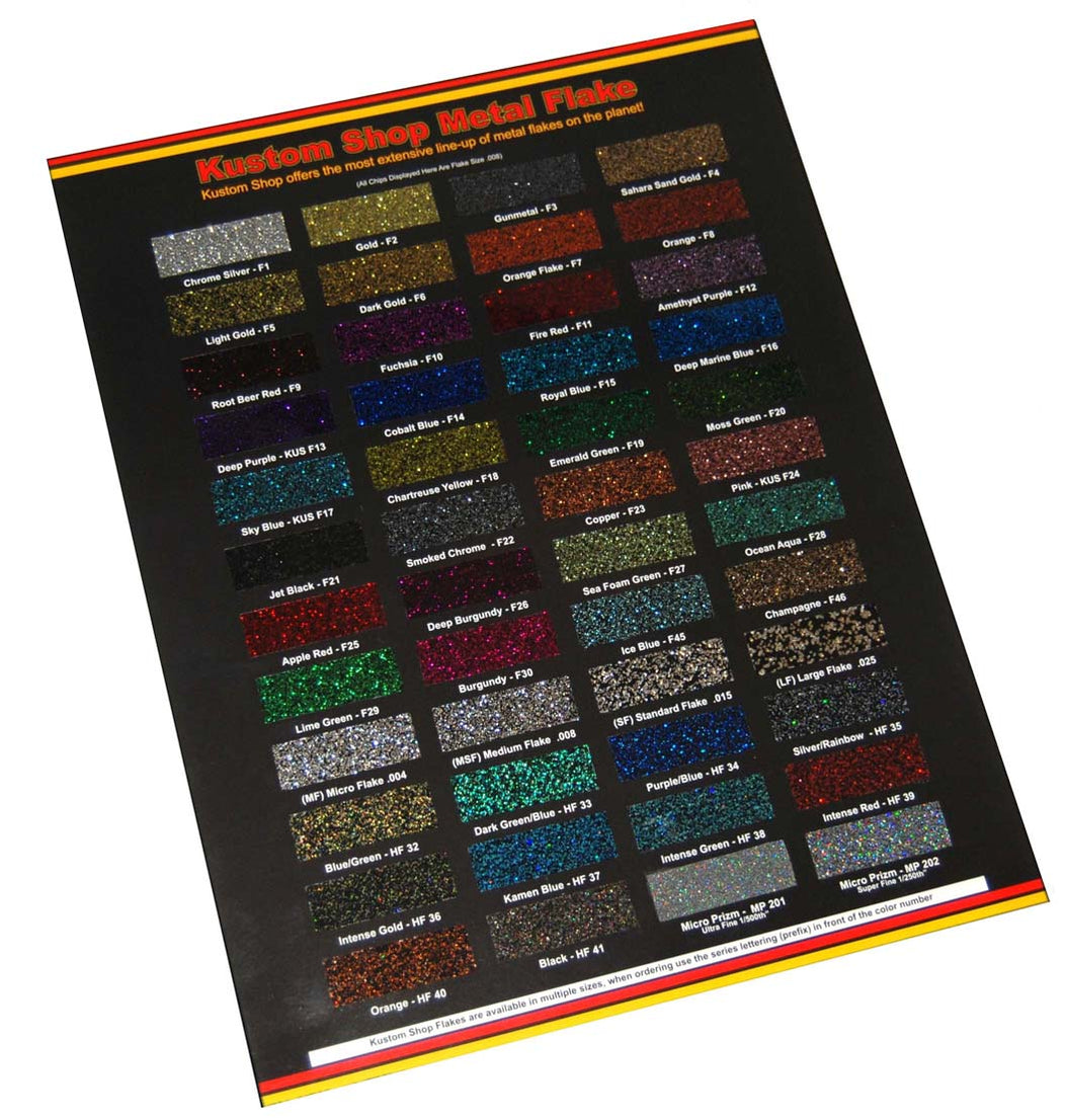 Custom Shop 48 Colorchart Flake Chart — TCP Global