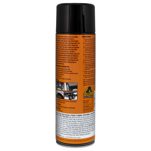 Tough Undercoating Black - 16.0oz Aerosol Can