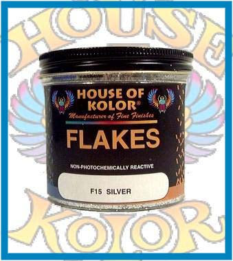 Silver Flake - Shimrin (1st Gen) Dry Flake, 6 oz Jar House of Kolor