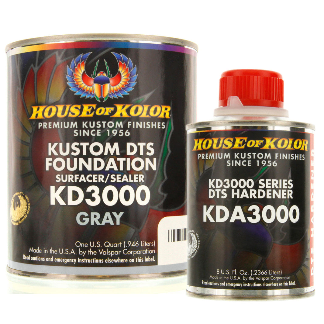 Gray Epoxy Primer Kit, 1 Quart with 1/2 Pint Activator