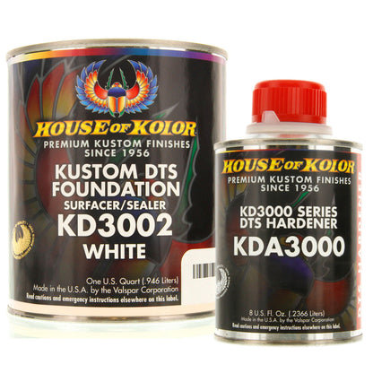 White Epoxy Primer Kit, 1 Quart with 1/2 Pint Activator