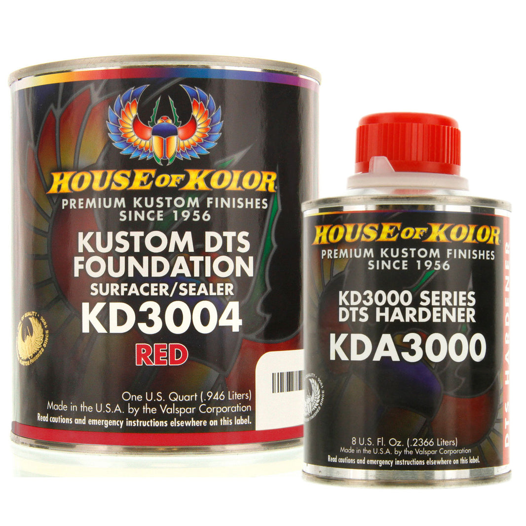 Red Epoxy Primer Kit, 1 Quart with 1/2 Pint Activator