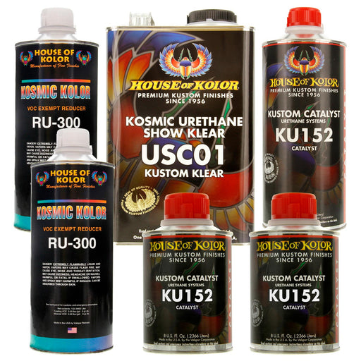 Kosmic Urethane Show Klear Kit, 1 Gallon with Catalyst and Reducer House of Kolor