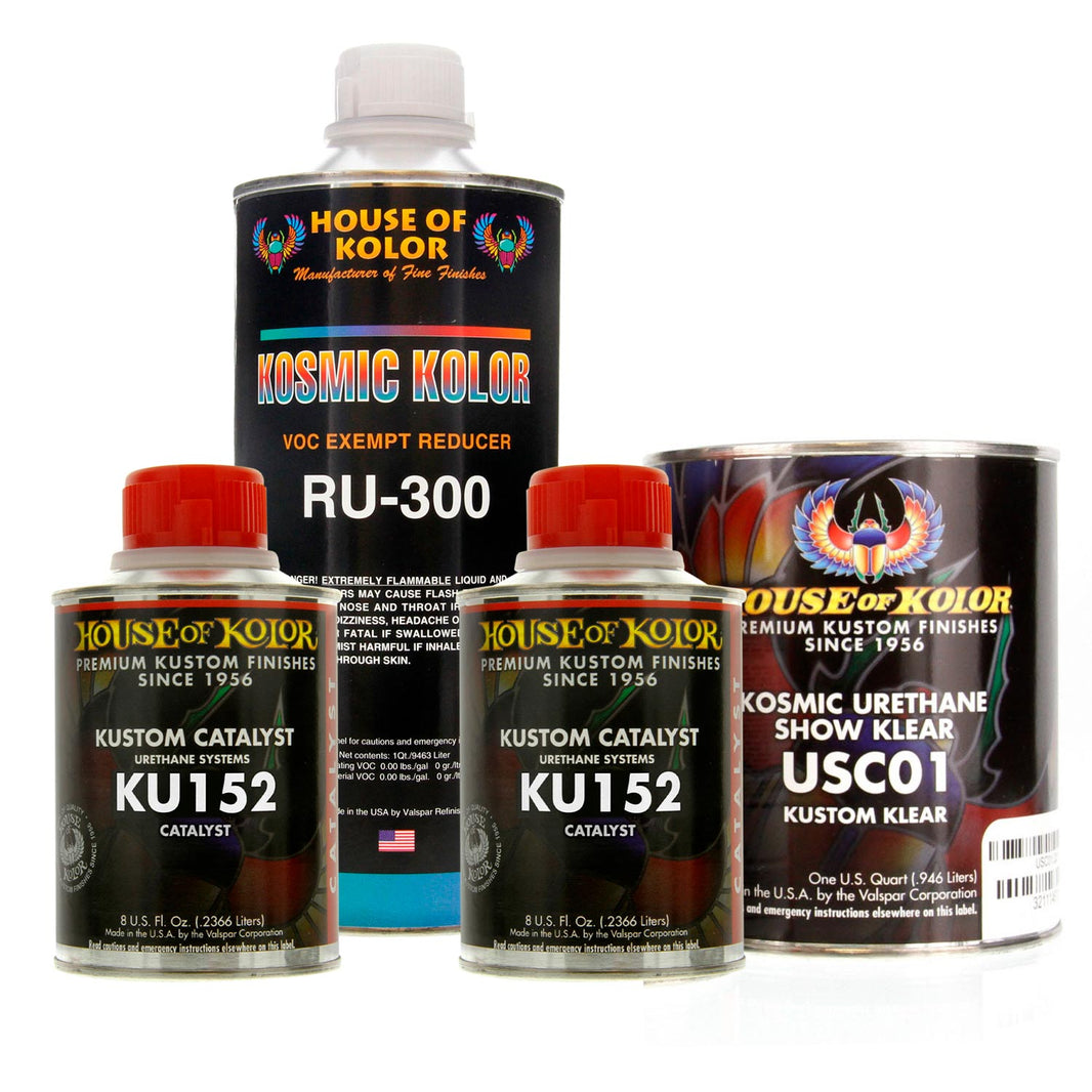Kosmic Urethane Show Klear Kit, 1 Quart with Catalyst and Reducer