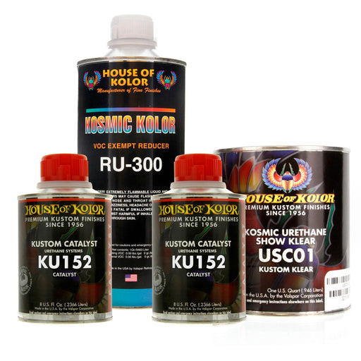 Kosmic Urethane Show Klear Kit, 1 Quart with Catalyst and Reducer House of Kolor