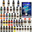 Top 40 Color Pro Set - Kandy, Graphic, Metallic and Pearl Basecoats, 4 oz (Ready-to-Spray)