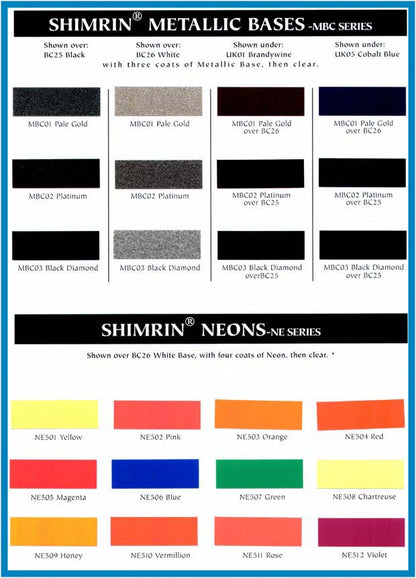 Yellow Neon - Shimrin (1st Gen) Neon Basecoat, 1 Quart