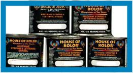 Black - Urethane Striping and Lettering Enamel, 1/4 Pint House of Kolor