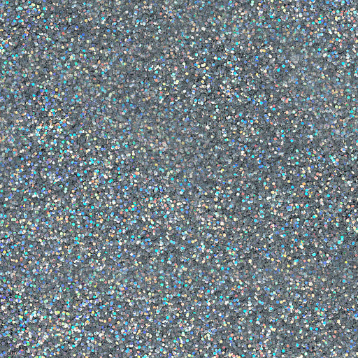 Silver/Rainbow - Holographic Medium Flake .008 Micron Size, 4 oz. Bottle