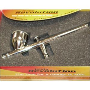 Iwata Revolution HP-CR Gravity Feed Airbrush with Air Hose