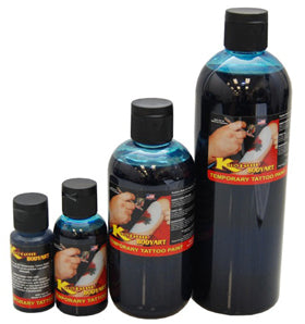 Blue Airbrush Body Paint 8oz - Alcohol-Based, Waterproof, Body Paint for Adults, Cosplay, Temporary Tattoos