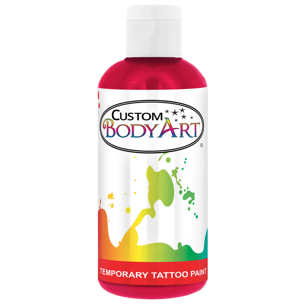 Pink Airbrush Body Paint 8oz - Alcohol-Based, Waterproof, Body Paint for Adults, Cosplay, Temporary Tattoos