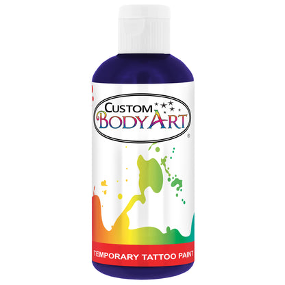 Purple Airbrush Body Paint 8oz - Alcohol-Based, Waterproof, Body Paint for Adults, Cosplay, Temporary Tattoos