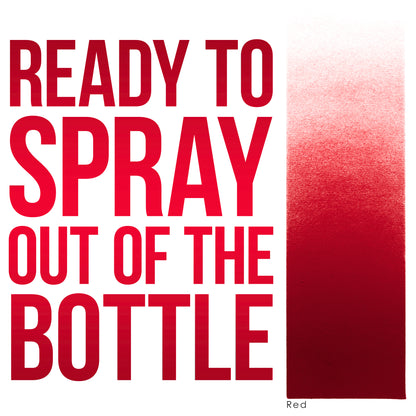 1 oz Red Water-Based Air Brush Paint for Skin - Face & Body Airbrush Paint for Halloween, Cosplay, Theatrical Makeup & Temporary Tattoos