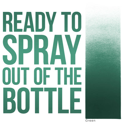 1 oz Green Water-Based Air Brush Paint for Skin - Face & Body Airbrush Paint for Halloween, Cosplay, Theatrical Makeup & Temporary Tattoos