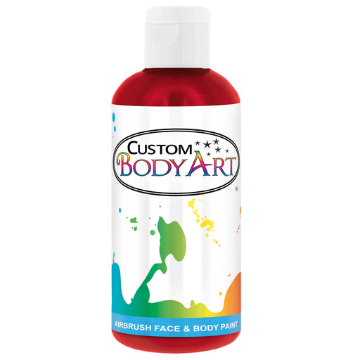 Crimson Red Airbrush Face & Body Water Based Paint for Kids, 8 oz.