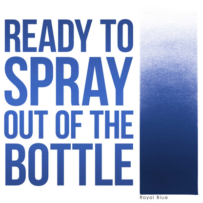 8 oz Royal Blue Water-Based Air Brush Paint for Skin - Face & Body Airbrush Paint for Halloween, Cosplay, Theatrical Makeup & Temporary Tattoos