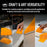 4, 5, & 6 Inch Plastic Body Filler Spreader Tools (24 Pack) for Automotive Body Fillers, Putties, Glazes, Epoxy Resin, Caulk, Glues - Plastic Spreader Tool Variety Pack